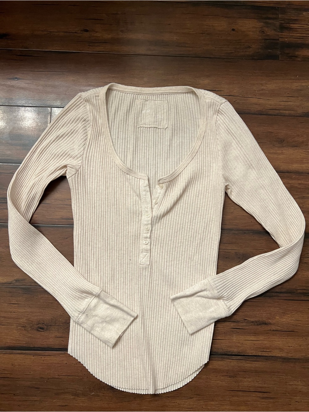 AERIE RIBBED LONG SLEEVE